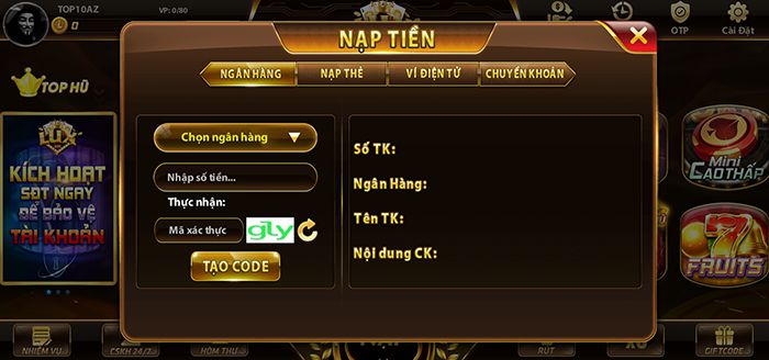 Gi88 cung cấp nhiều lựa chọn gửi tiền khác nhau - Gi88