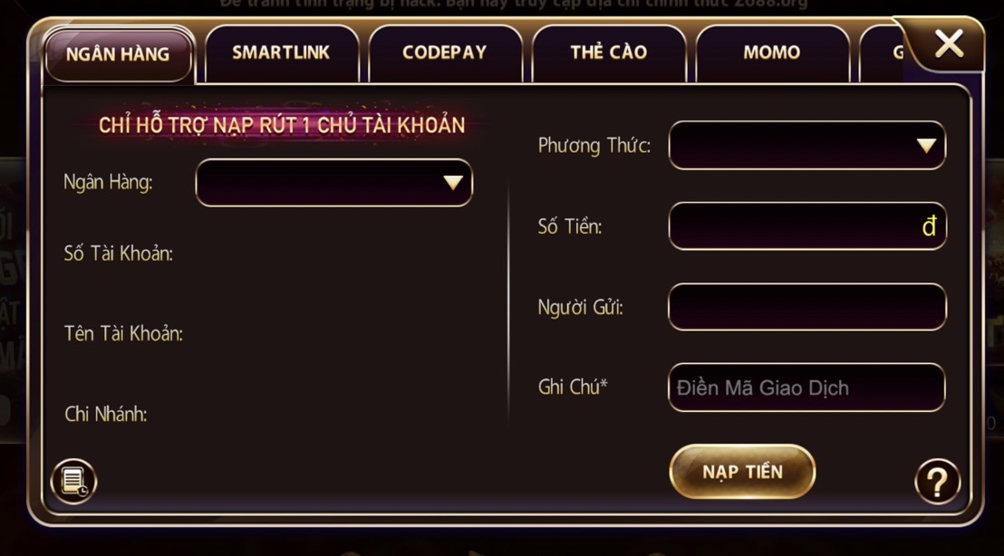 Hướng dẫn chi tiết nhất về cách gửi và rút tiền qua Bigboss - Bigboss